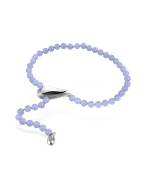 Gino Fontana Petalo 18K Gold Pendant w/Light Blue Pearl Strand Necklace