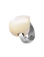 Gino Fontana Skipper - White Mother-of-Pearl 18K White Gold Ring