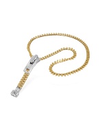 Gino Fontana Zip 18K Gold and Diamond Necklace