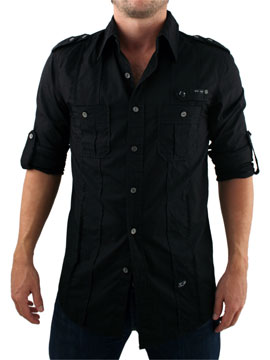 Gio Goi Black Sargent Shirt