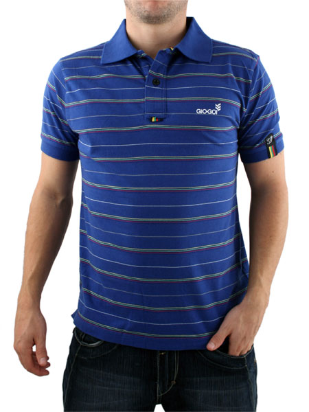Gio Goi Nappa Blue Venture Polo Shirt