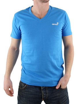 Gio Goi Sigma Blue Deepa V Neck T-Shirt