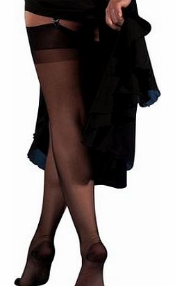 Gio RHT authentic non-stretch stockings chocolate small (9-9.5, 52``-57``, uk shoe 4-6)