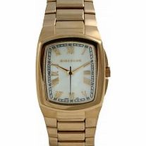 Giordano Mens Cream Gold Dress Watch