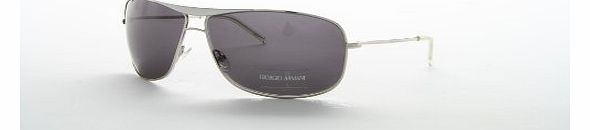 New Giorgio Armani Italy Sunglasses GA 887 GA887 010 BN Palladium Grey