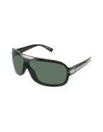Giorgio Armani Signature Temple Shield Sunglasses