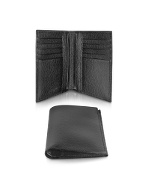 Class - Black Grained Leather Coat Wallet