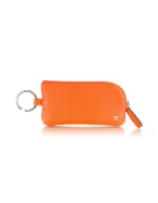 Wall Street - Grained Calf Leather Zip Key Holder
