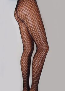 Fashion mini diamond net tights
