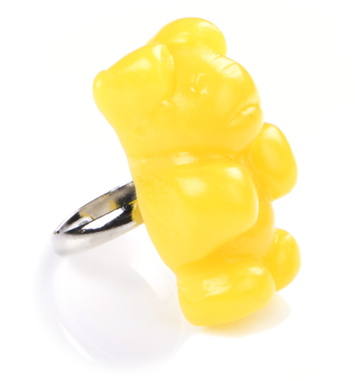 Girl From Blue City Yellow Gummy Bear Ring from Girl From Blue City