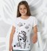 Girls` Limited Pure Cotton Dog Motif T-Shirt