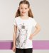 Girls Limited Pure Cotton Cat Print T-Shirt