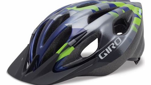 Flurry Boys Cycling Helmet navy/lime green/titanium Size:50-57 cm