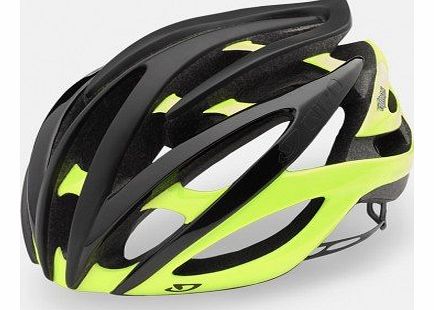  Atmos II Cycle Helmet, Black/Yellow, M