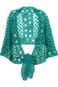 Giuliana Testino Cotton blend capelet