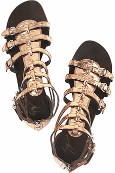 Giuseppe Zanotti Leather gladiator sandals