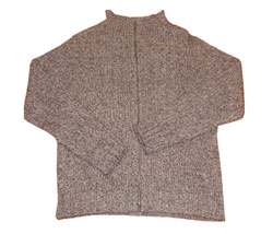 Zip thru ribbed cardigan