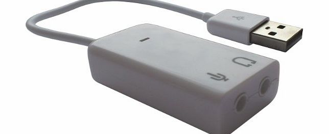 Gizmo USB 7.1 CHANNEL 3D AUDIO SOUND CARD ADAPTER FOR DESKTOP PC LAPTOP NOTEBOOK WINDOWS MAC - PART OF THE GIZMO ACCESSORIES RANGE