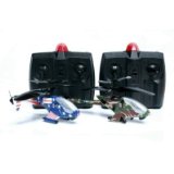 R/C Micro Fighter Combat Helicopters (2 Pack)