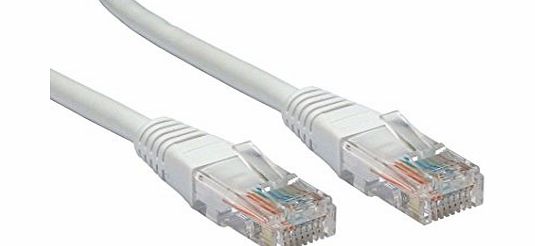 GizzmoHeaven Premium Quality RJ45 Cat6 High Speed Gigabit Ethernet Network Cables - 0.5M - 20M Patch Leads for Home and Business Networking - Choose your length and colour! (5 Metre, White)