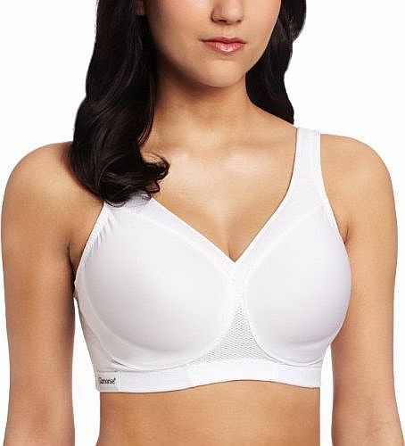 Glamorise 1006 Womens Sports Bra - WHITE, 40F