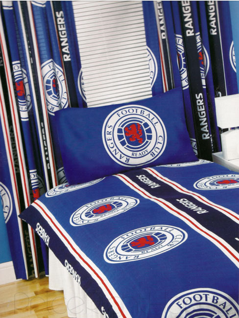 Glasgow Rangers Rangers FC Stripe Duvet Cover and