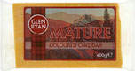 Glen Ryan Mature Coloured Cheddar (400g)
