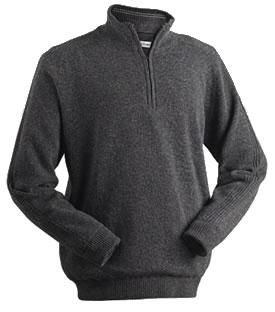 glenbrae Golf Europa Lined Sweater Charcoal