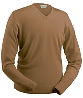 Golf Sweater Fine Merino Camel