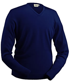 Golf Sweater Fine Merino Navy