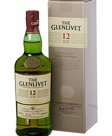 Glenlivet 12 Year Old Scotch Malt Whisky 70 cl
