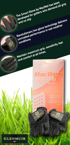 Ladies and Mens 1 Pair Glenmuir MacWet Golf Gloves 7.75 - S Mens