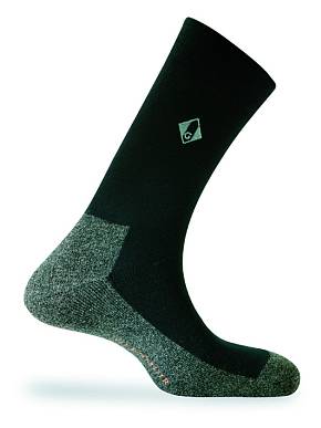 Glenmuir Mens 2 Pair Glenmuir Parker Half Cushion Sock Black / Grey Mix