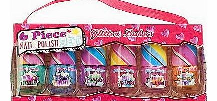 Glitter Babes 6 Piece Peelable Nail Polish Set