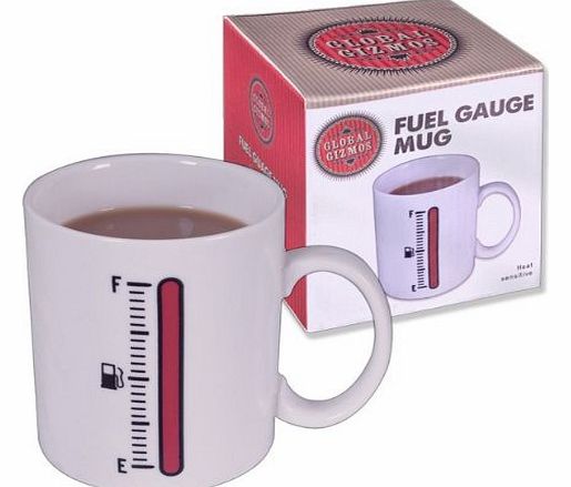 Global Gizmos Benross Global Gizmos Porcelain Fuel Guage Mug