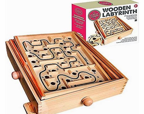 Global Gizmos Traditional Wooden Labyrinth Game