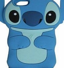 Global Ipod Touch 5 Blue Lovely Stitch Movable Ear Flip Silicone Case Cover for Apple iPod Touch 5th Generation
