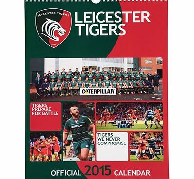 Global Merchandising Limited Leicester Tigers A3 Calendar 2015 2015CALENDER