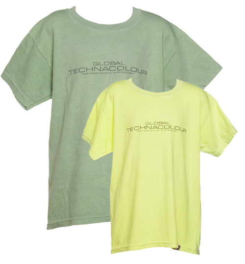 Global Technacolour Kids Green To Yellow Heat Sensitive T-Shirt from