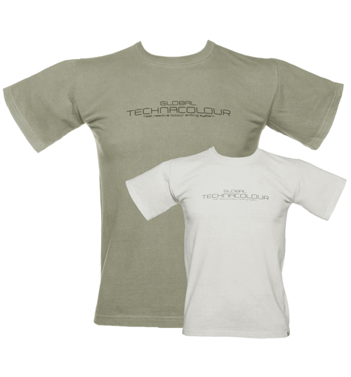 Global Technacolour Mens Grey To White Heat Sensitive T-Shirt