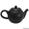 Globe 2 Cup Matt Black Teapot