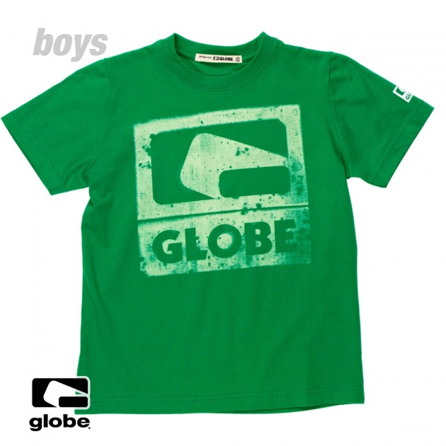 Globe Boys Globe Corrosive T-Shirt - Green