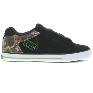 Globe Detour Skate shoe - Black/Stickertoss