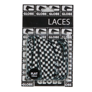 Globe Flat Laces Trainer laces - White/Black