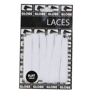Globe Flat Laces Trainer laces - White