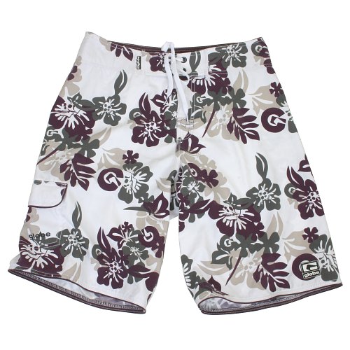 GLOBE Mens GLOBE Aloha Skullbiscus Boardie Aloha Skullbiscus