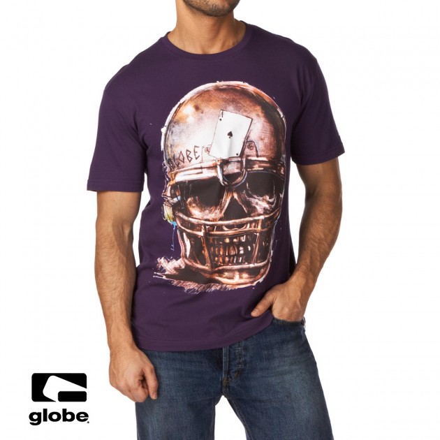 Mens Globe Archbold T-Shirt - Deep Purple