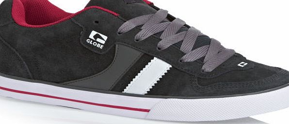 Globe Mens Globe Encore-2 Trainers - Vintage Black/ Red