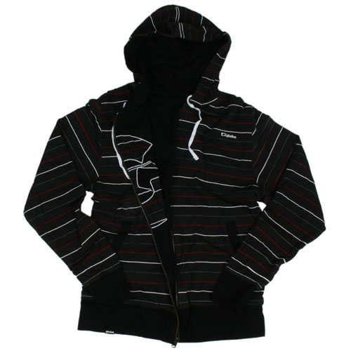 GLOBE Mens GLOBE Reversible Stripe Hoody Black