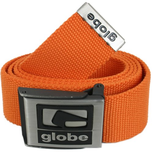GLOBE Mens GLOBE Squared Web Belt Orange